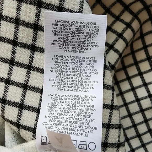 CAbi women's Windowpane Jacket Black and White XSmall Checkered - Picture 12 of 16